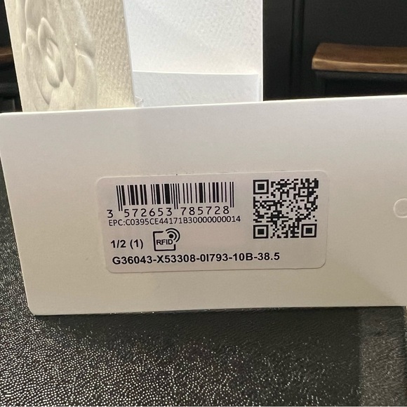 Chanel Dad Sandals Light Denim 38.5 - Picture 3 of 8